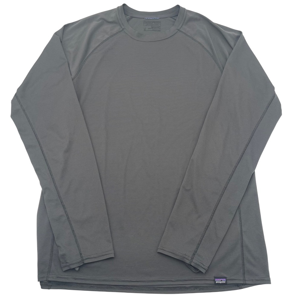 Patagonia Capilene Lightweight Baselayer Shirt Forge Grey 45641 Womens Medium